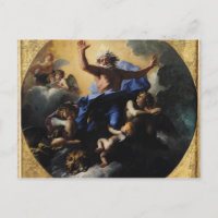 Dieu le Père porté par les anges