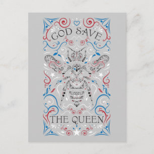 Carte Postale dieu sauve la reine