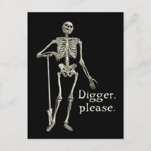 Carte Postale Digger, Please