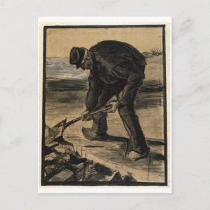 Carte Postale Digger, Vincent van Gogh