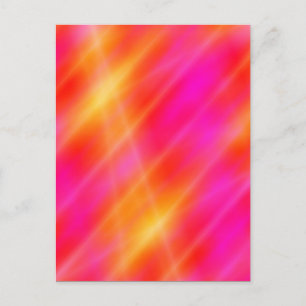 Carte Postale Digital Space Art - Lumières rose /