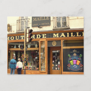 Carte Postale Dijon, Boutique de moutarde