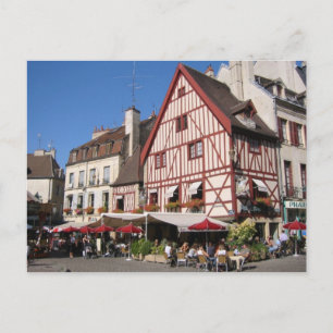 Carte Postale Dijon, Heure du café