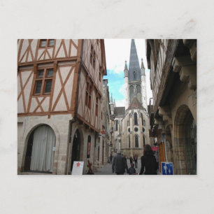 Carte Postale Dijon, rues étroites