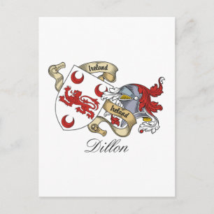 Carte Postale Dillon Family Crest