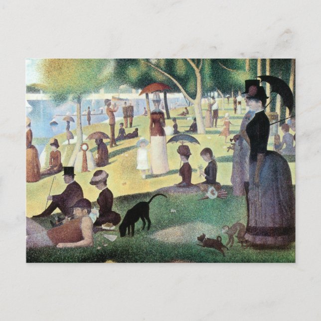 Carte Postale Dimanche après-midi, île La Grande Jatte par Seura (Devant)