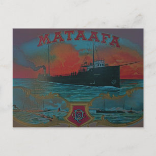 Carte postale d'impression vintage