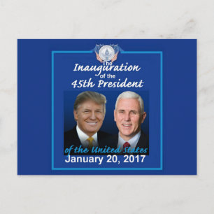 Carte postale d'inauguration TRUMP