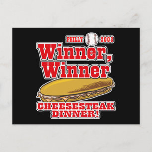 Carte Postale Dîner Philly Winner Cheesesteak