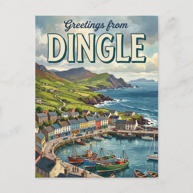 Carte Postale Dingle Irlande (Devant)