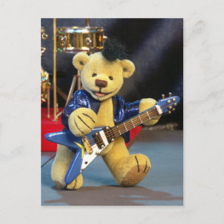 Carte Postale Dinky Bears Guitariste