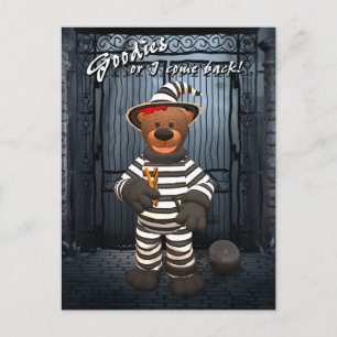 Carte Postale Dinky Bears Little Trick ou Treat Prisonnier