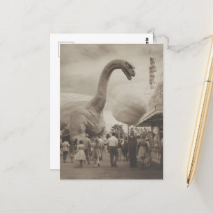 Carte Postale Dino à la Foire