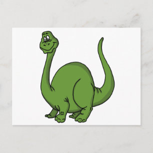 Carte Postale Dino vert