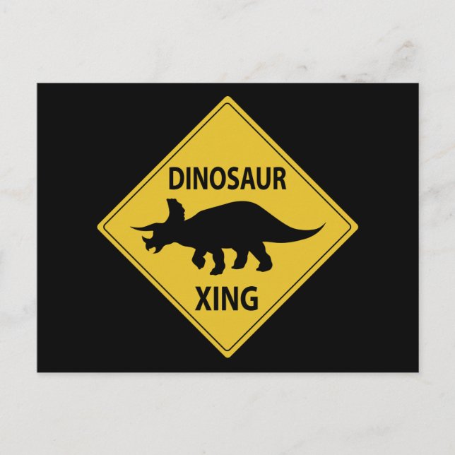 Carte Postale Dinosaur Xing (Devant)