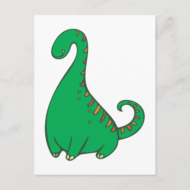 Carte Postale Dinosaure (Devant)