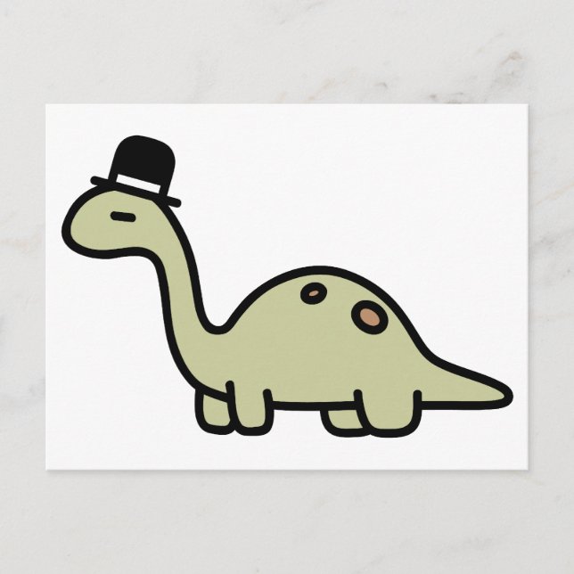 Carte Postale Dinosaure (Devant)