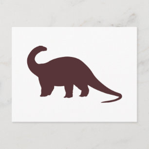 Carte Postale Dinosaure Brown