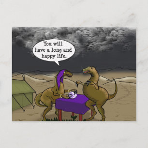 Carte Postale Dinosaure Psychique