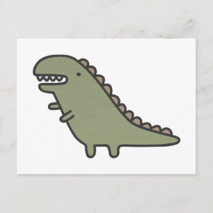 Carte Postale Dinosaure rampant !