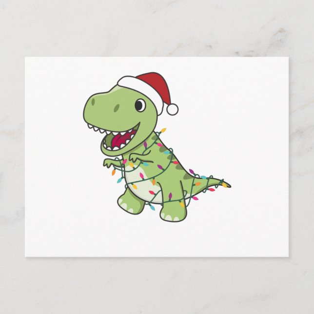 Carte Postale Dinosaure Snow (Devant)