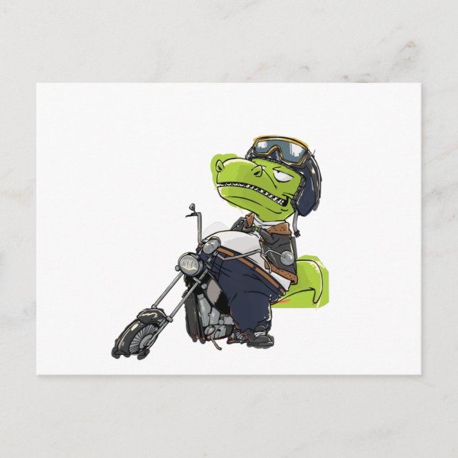 Carte Postale Dinosaure Tyrannosaurus Rex (Devant)
