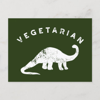Carte Postale Dinosaure vert