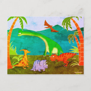 Carte Postale Dinosaures