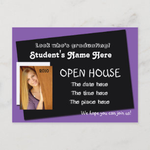 carte postale d'invitation