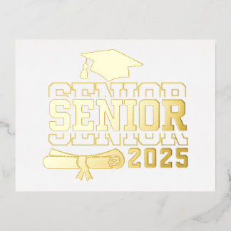 Carte Postale D'invitation À Feuilles D'aluminium Carton d'invitation alu