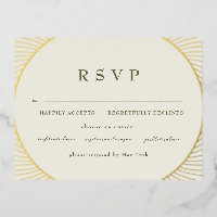 Gold Byzantine RSVP