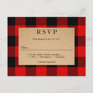 Carte postale d'invitation artisanale vintage à ca