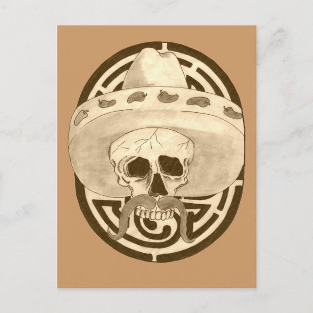 Carte Postale Dios de los Muertos, mec ! ! ! (Devant)