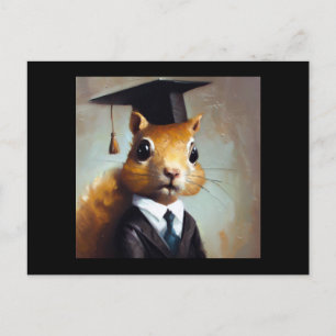 Carte Postale Diplômé d'écureuil