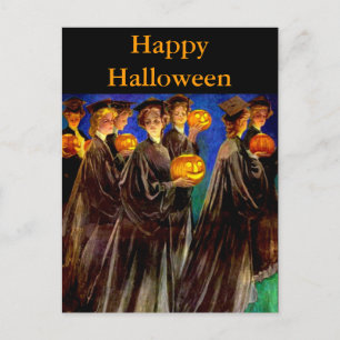 Carte Postale Diplômés du Halloween Witch College