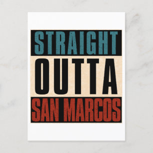 Carte Postale Directement à San Marcos Californie CA