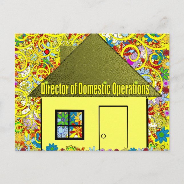Carte Postale Directeur des opérations intérieures - (Devant)
