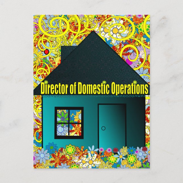 Carte Postale Directeur des opérations intérieures (Devant)