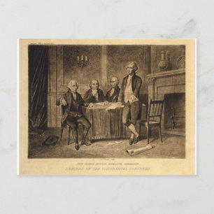 Carte Postale Dirigeants du Congrès continental par Tholey