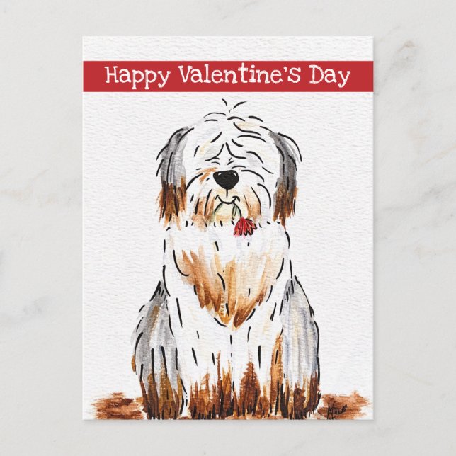 Carte Postale Dirty Dog Valentine's Card (Devant)