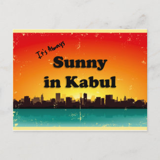 Carte Postale Dis bonjour de Kaboul !