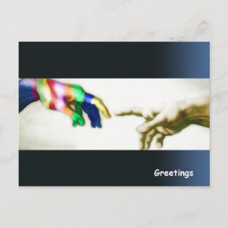 Carte Postale Dis juste bonjour