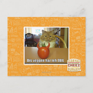 Carte Postale Dis veggee haz l'EBIL