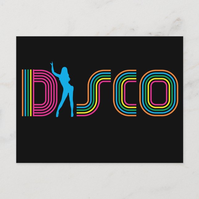 CARTE POSTALE DISCO (Devant)