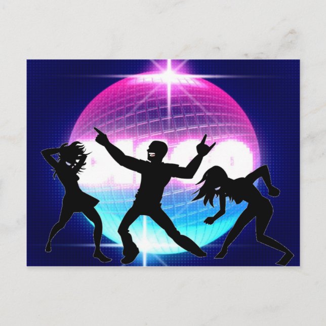 Carte Postale Disco Nightclub (Devant)