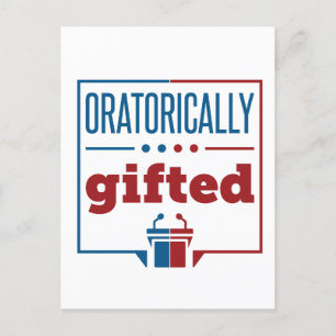 Carte Postale Discours et débat Oratoire Cadeau
