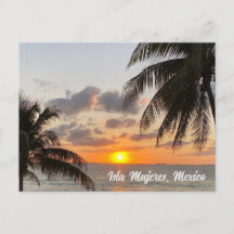 Carte postale d'Isla Mujeres, Mexique 