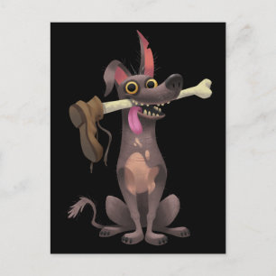 Carte Postale Disney Pixar Coco   Dante   Os drôle avec chaussu