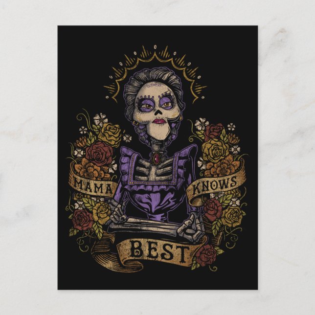Carte Postale Disney Pixar Coco | Imelda | Mama connaît mieux (Devant)