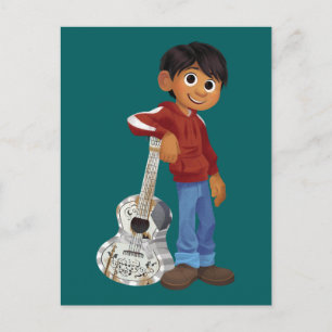 Carte Postale Disney Pixar Coco Miguel Musicien Cool